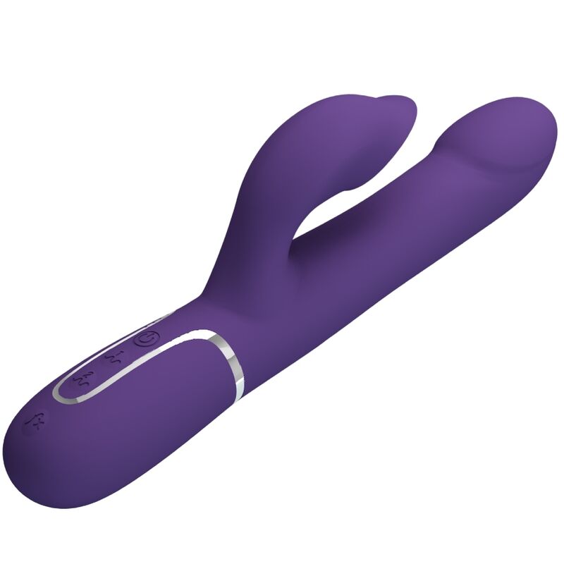 Intense Zalin Vibratore Rabbit Multifunzione in Silicone