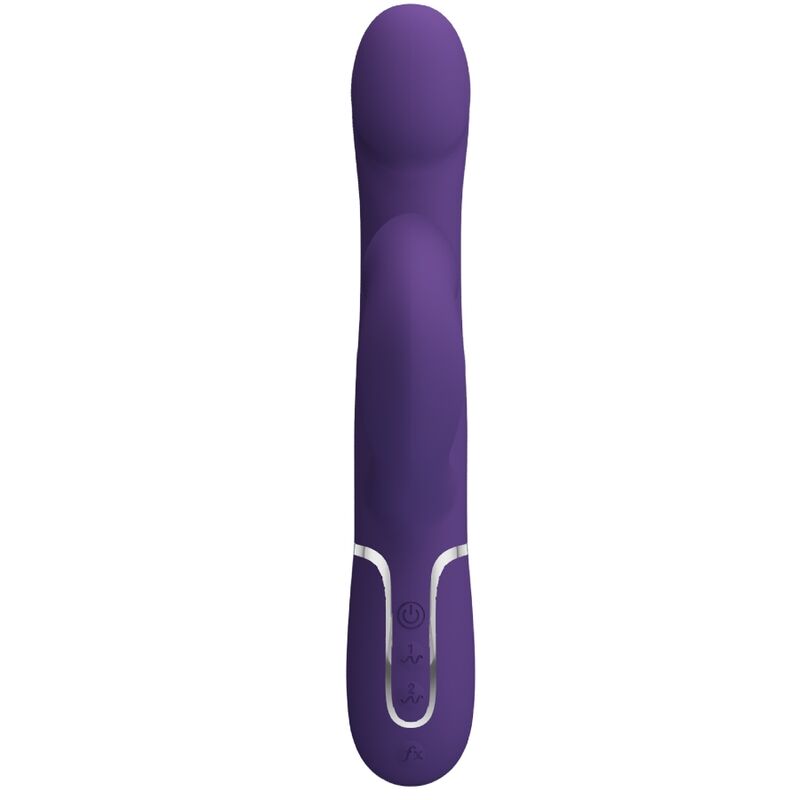 Intense Zalin Vibratore Rabbit Multifunzione in Silicone - immagine 4