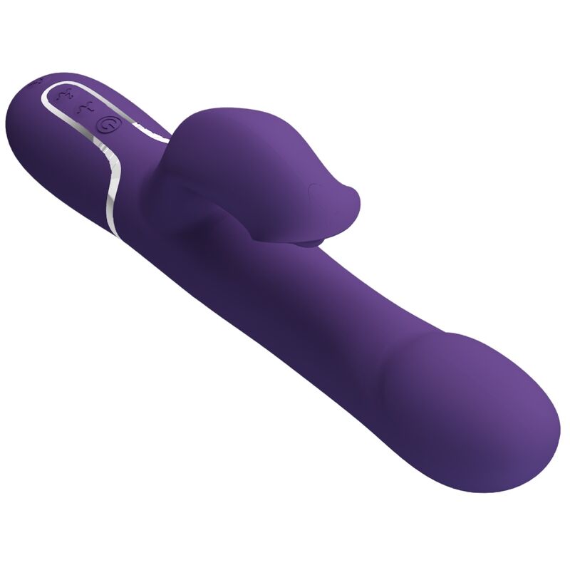 Intense Zalin Vibratore Rabbit Multifunzione in Silicone - immagine 5