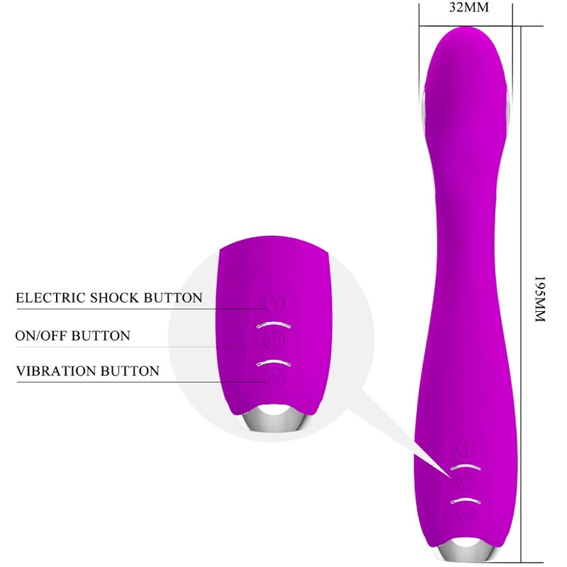Pretty Love Hector Vibratore con App e Elettrostimolazione - immagine 5