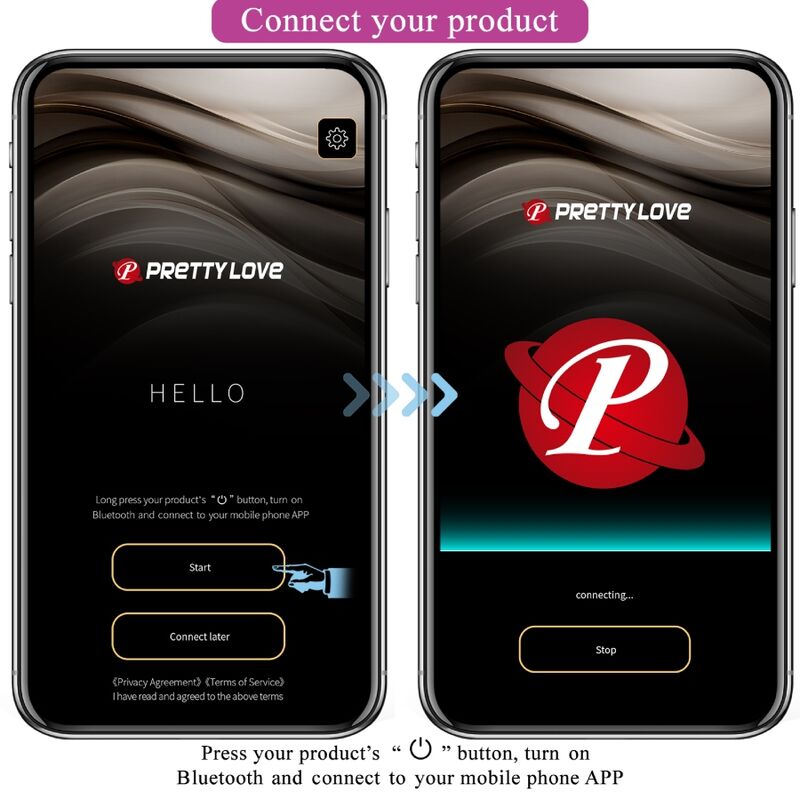 Pretty Love Hector Vibratore con App e Elettrostimolazione - immagine 10