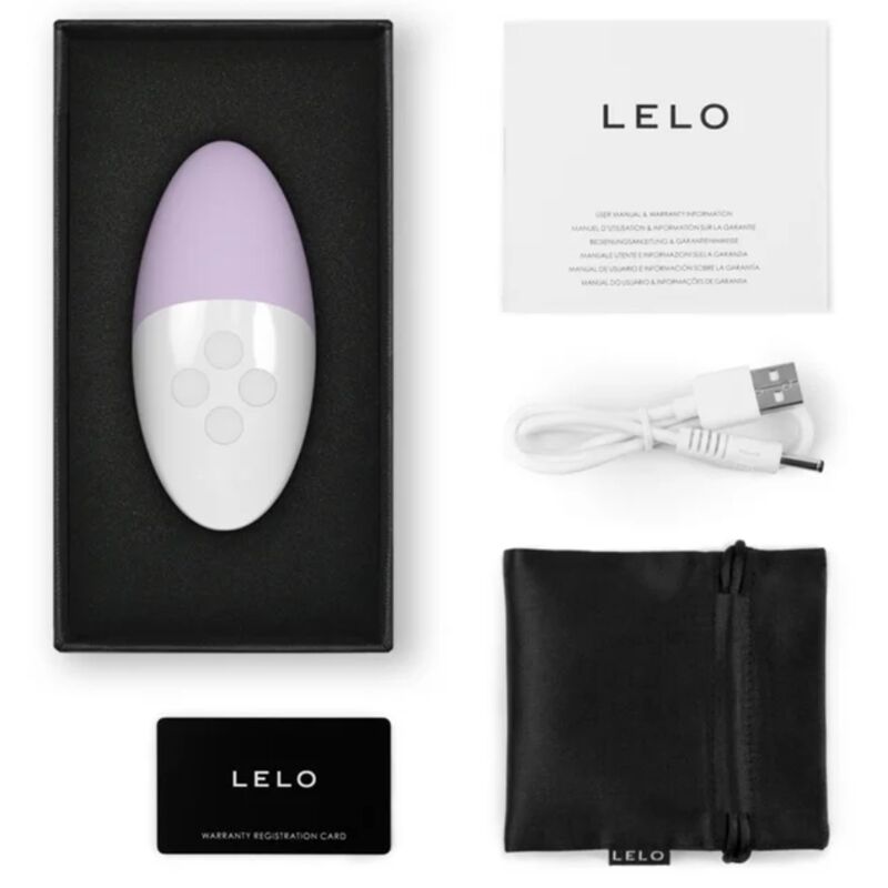 Lelo - Siri 3 Massaggiatore Clitorideo Lavanda Calma