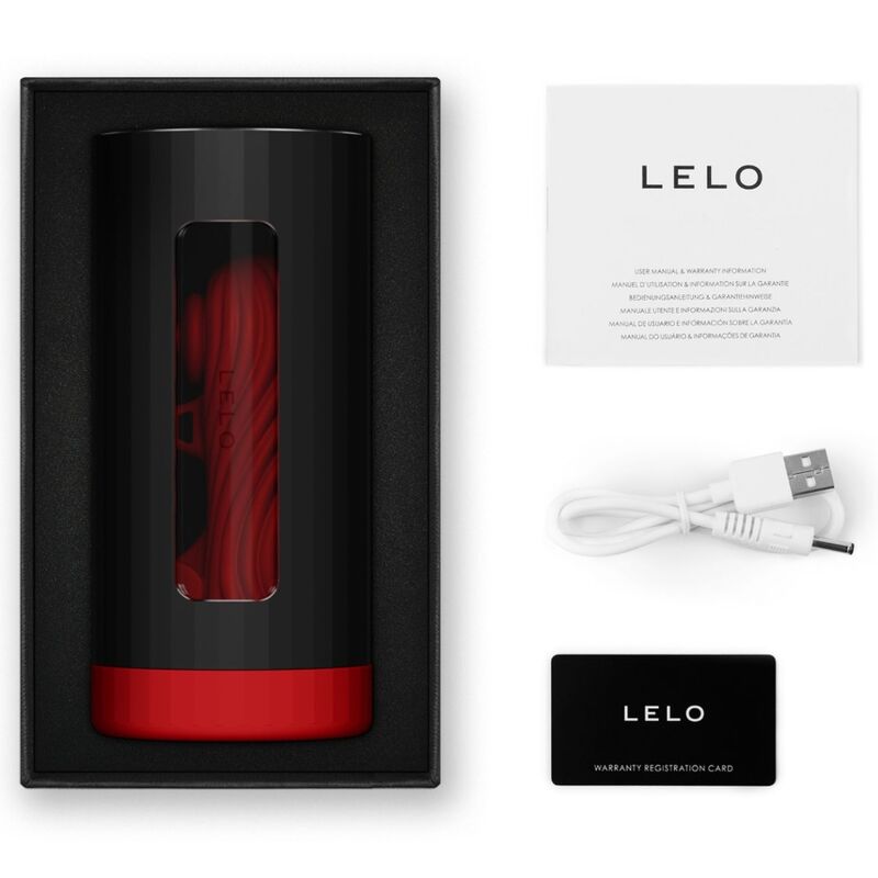Lelo - Masturbatore Maschile F1S V3 Rosso Xl