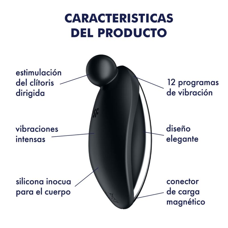 Satisfyer - Spot On 2 Vibratore Lay-On Nero