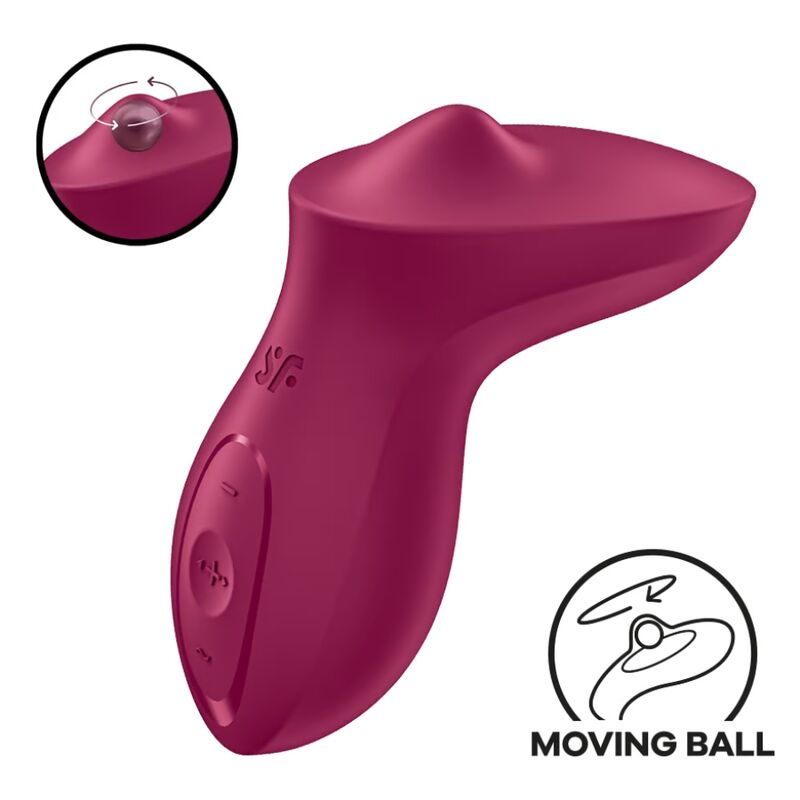 Satisfyer Vibratore Clitorideo da Appoggio in Silicone Fucsia