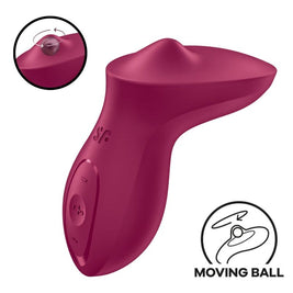 Satisfyer Vibratore Clitorideo da Appoggio in Silicone Fucsia