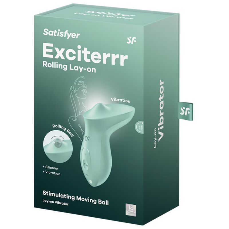 Satisfyer Exciterrr Vibratore Clitorideo da Appoggio Menta - immagine 5