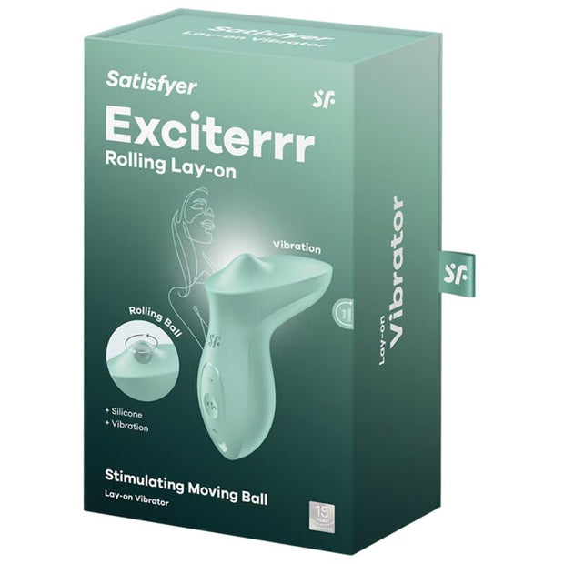 SATISFYER - VIBRATORE EXCITERRR DA APPOGGIO CLITORIDE MENTA