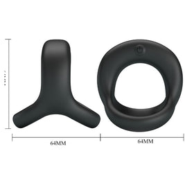 Pretty Love - Anello Vibratore Elliott Nero