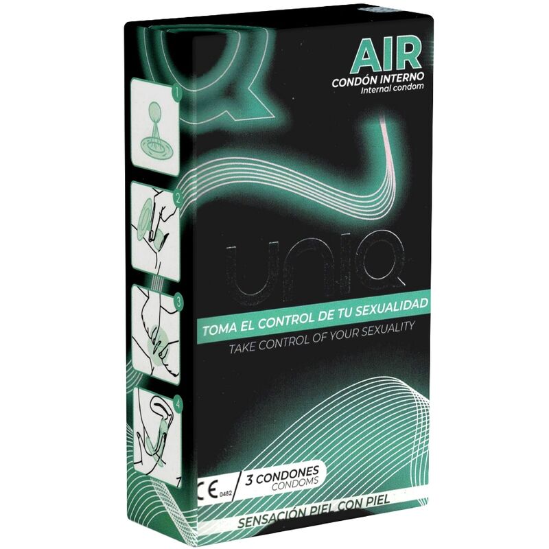 Uniq Air Preservativo Femminile Senza Lattice 3 Unità