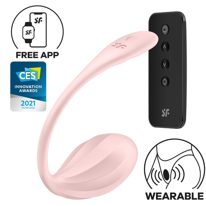 Satisfyer Ribbed Petal Stimolatore G con App e Telecomando