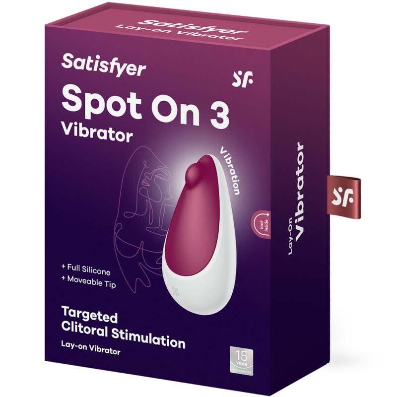 Satisfyer Spot On 3 Stimolatore Clitorideo Berry in Silicone - immagine 5