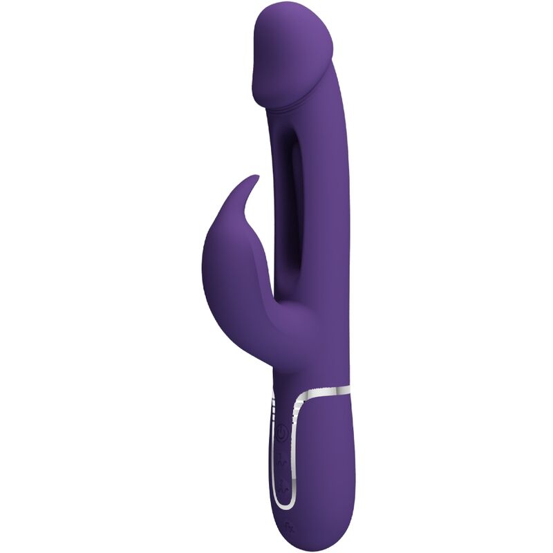 Intense Kampas Vibratore Rabbit 3 in 1 con Funzione Lingua - immagine 2