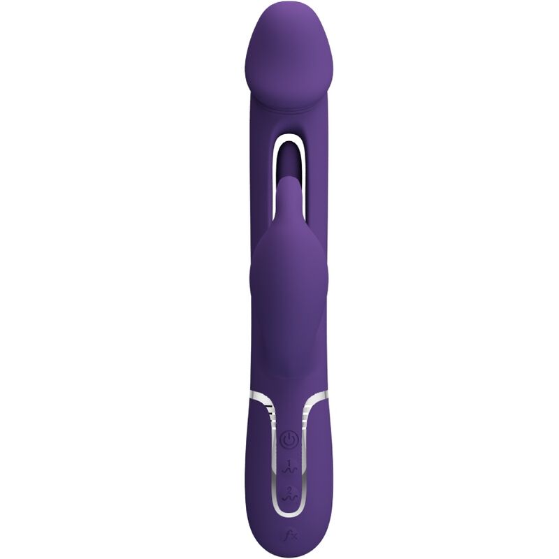 Intense Kampas Vibratore Rabbit 3 in 1 con Funzione Lingua - immagine 3