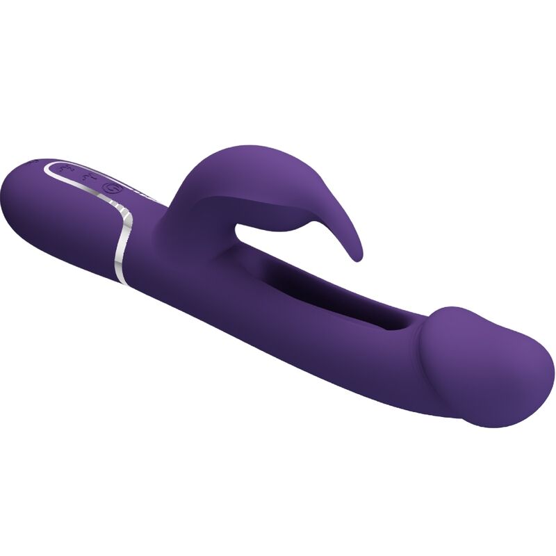Intense Kampas Vibratore Rabbit 3 in 1 con Funzione Lingua - immagine 5