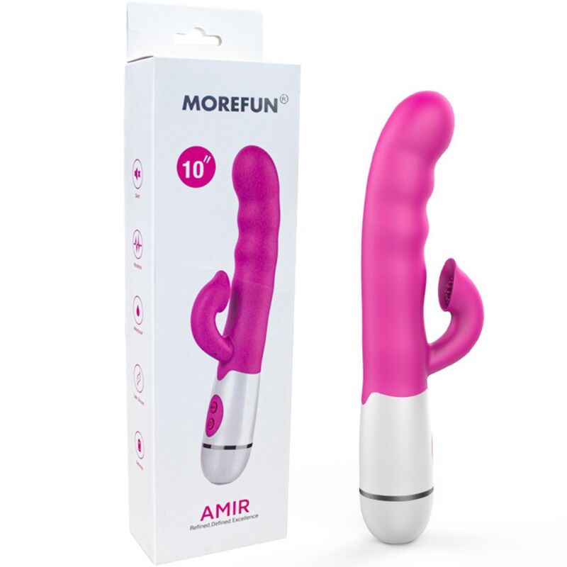 Armony - Vibratore Amir Multifunzione Con Stimolazione Della Lingua 16 Velocità Rosa