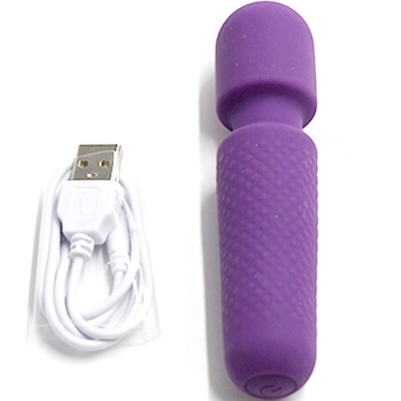 Armony - Il Tuo Massaggiatore E Vibratore Magico Ricaricabile 10 Vibrazioni Bacchetta Puntini Viola