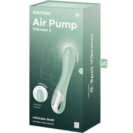 SATISFYER - AIR PUMP VIBRATOR 3 PUNTO G GONFIABILE MENTA