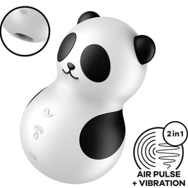 Satisfyer - Stimolatore E Vibratore Panda Tascabile Nero E Bianco