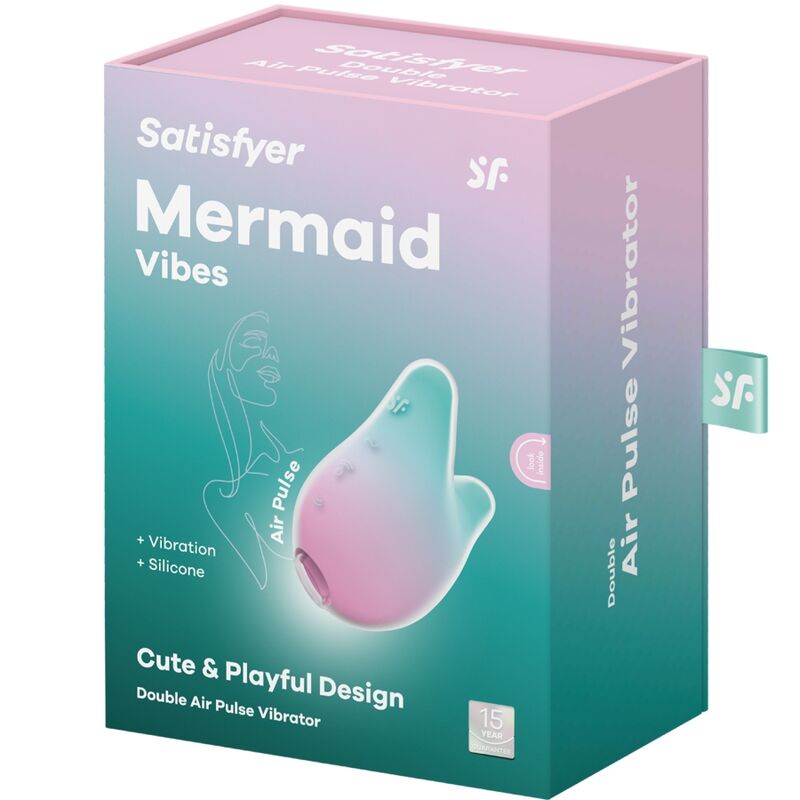 Satisfyer Mermaid Vibes Stimolatore Clitorideo e Vibratore in Silicone - immagine 5
