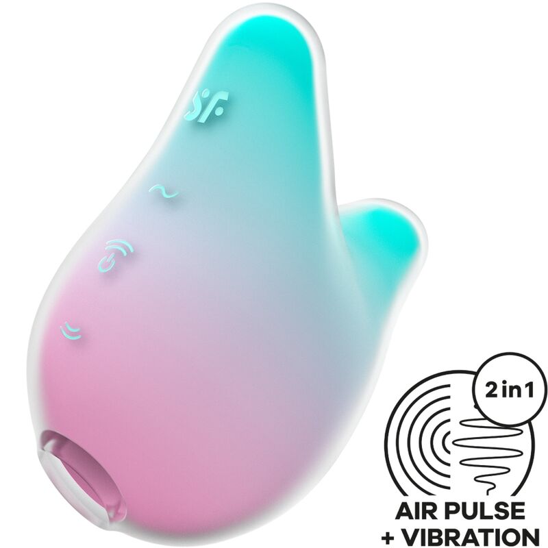 Satisfyer Mermaid Vibes Stimolatore Clitorideo e Vibratore in Silicone