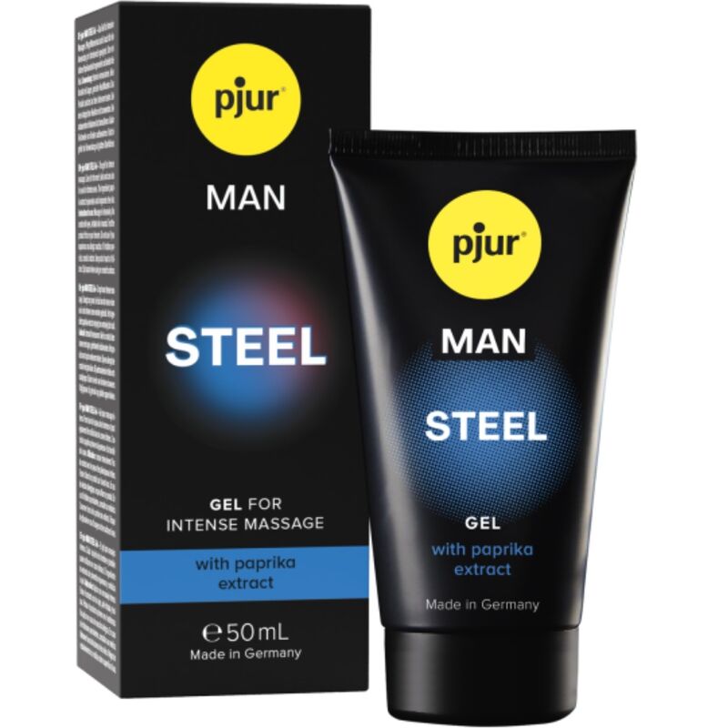 pjur MAN Steel Gel Stimolante Premium 50ml Body-Safe
