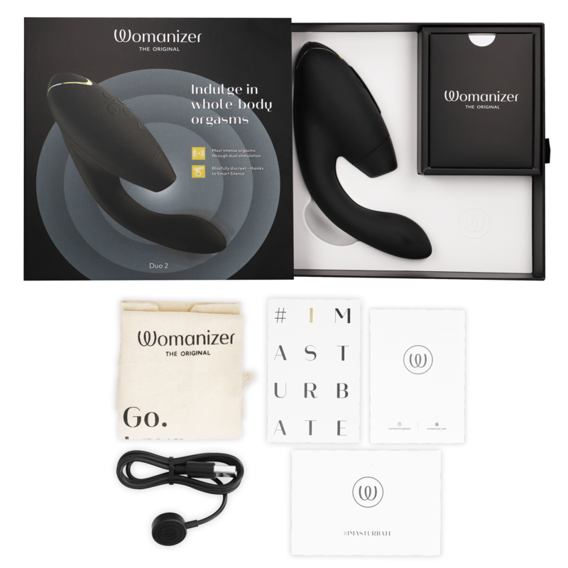 Womanizer DUO 2 Stimolatore Premium Nero con Doppia Tecnologia - immagine 6