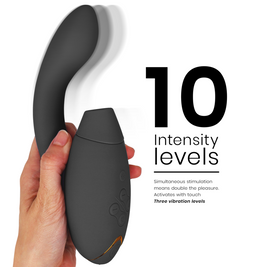 Womanizer DUO 2 Stimolatore Premium Nero con Doppia Tecnologia - immagine 4
