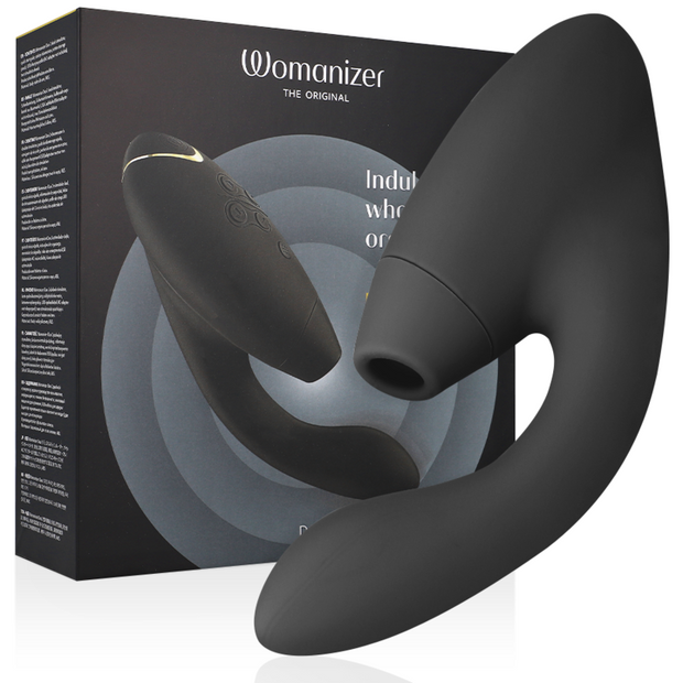Womanizer DUO 2 Stimolatore Premium Nero con Doppia Tecnologia