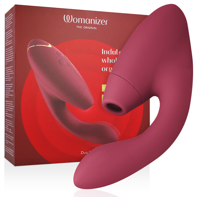 Womanizer Duo 2 Bordeaux Stimolatore Premium con Doppia Tecnologia