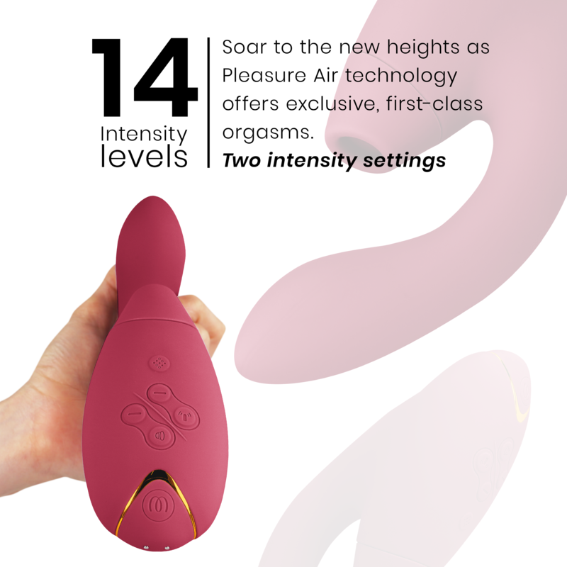 Womanizer Duo 2 Bordeaux Stimolatore Premium con Doppia Tecnologia - immagine 5