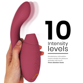 Womanizer Duo 2 Bordeaux Stimolatore Premium con Doppia Tecnologia - immagine 4