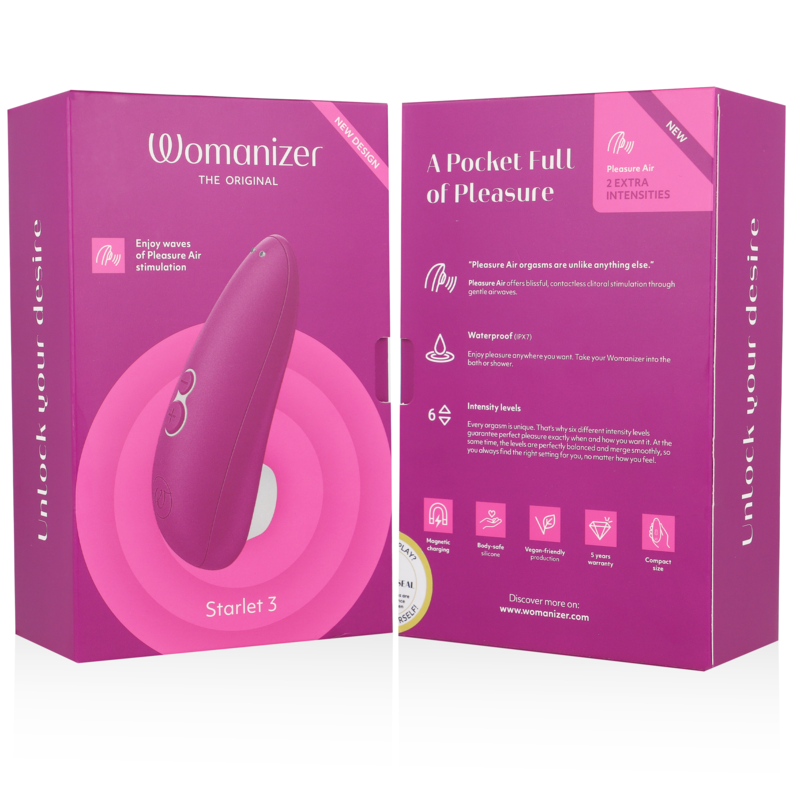 Womanizer Starlet 3 Stimolatore a Onde d'Aria Viola Premium - immagine 7