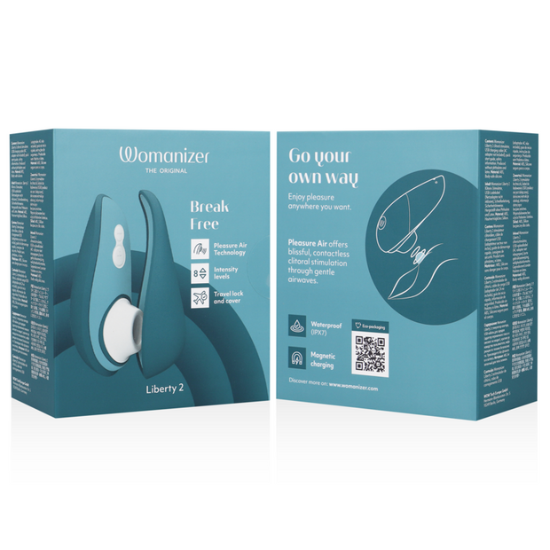 WOMANIZER - LIBERTY 2 STIMOLATORE E ASPIRATORE CLITORIDEO VIOLA