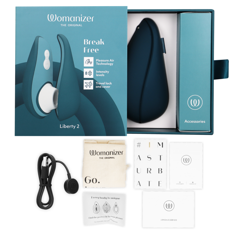 Womanizer Liberty 2 Stimolatore Premium con Aspirazione Blu - immagine 6