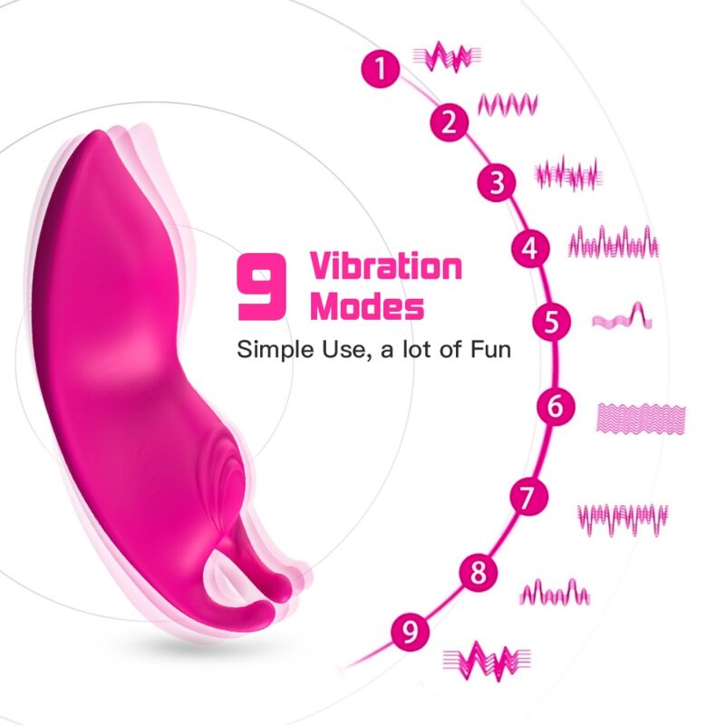 Mutandina Vibrante HoneyBee con Telecomando Wireless Fucsia - immagine 9