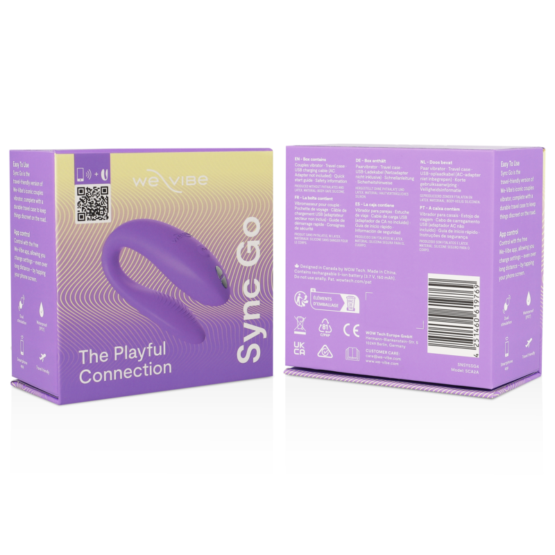 We-Vibe - Sync Go Stimolatore Dual Violeta