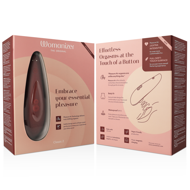 Womanizer Classic 2 Stimolatore Premium Bordeaux Body-Safe - immagine 7