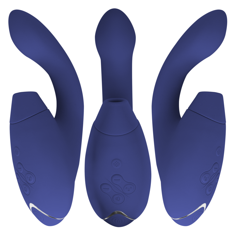 Womanizer Duo 2 Blu Stimolatore Premium con Doppia Tecnologia - immagine 2
