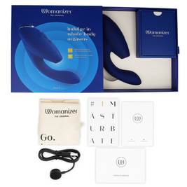Womanizer Duo 2 Blu Stimolatore Premium con Doppia Tecnologia - immagine 6