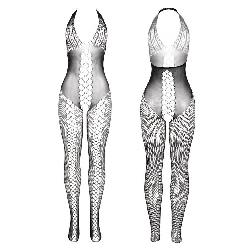 Subblime - 951832 Bodystocking Con Schiena Aperta E Incrocio Nero Taglia Unica