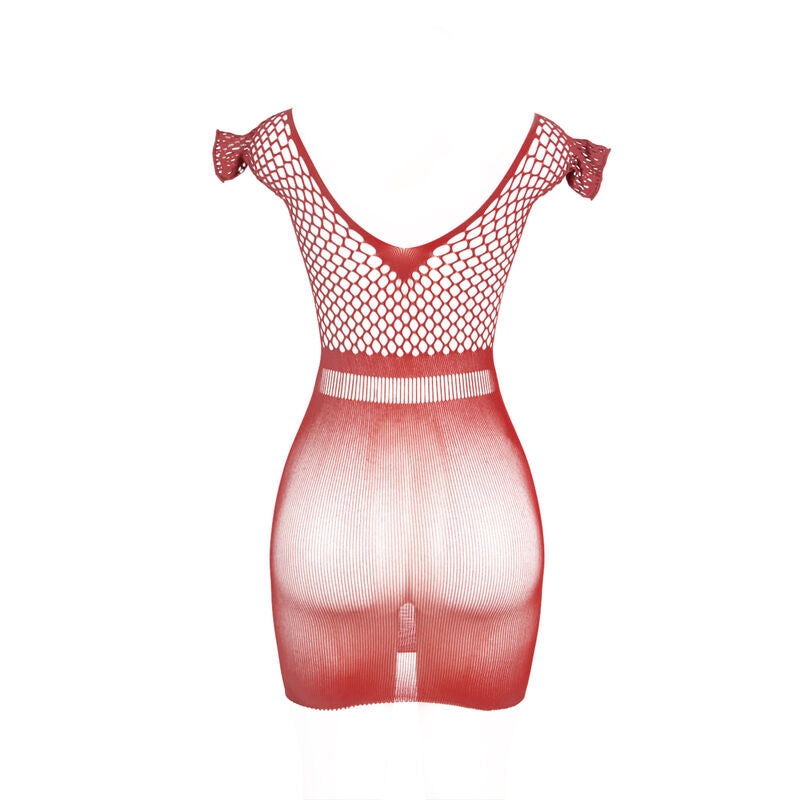 Subblime - 951924 Abito Corto Rosso All'Uncinetto Taglia Unica