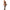 Subblime - 951986 Bodystocking A Rete Senza Cavallo Con Stampe Sul Collo Nero Taglia Unica