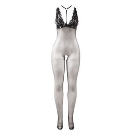 Subblime - 951993 Bodystocking A Rete Trasparente Nero Senza Cavallo Taglia Unica
