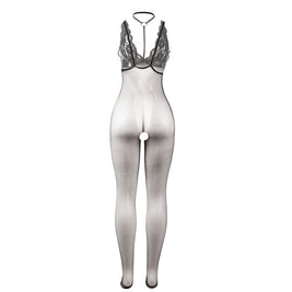 Subblime - 951993 Bodystocking A Rete Trasparente Nero Senza Cavallo Taglia Unica