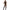 Subblime - 952099 Bodystocking A Rete Con Linee Da Giardinaggio E Dettagli Floreali Nero Taglia Unica