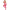 Subblime - 952389 Bodystocking A Rete E Pizzo Senza Cavallo Con Collo Alto Rosa Taglia Unica