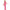 Subblime - 952389 Bodystocking A Rete E Pizzo Senza Cavallo Con Collo Alto Rosa Taglia Unica
