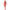 SUBBLIME - 952419 BODYSTOCKING A RETE CON STRASS MANICA LUNGA ROSSO TAGLIA UNICA