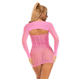 Subblime - 952471 Abito A Rete Rosa Taglia Unica